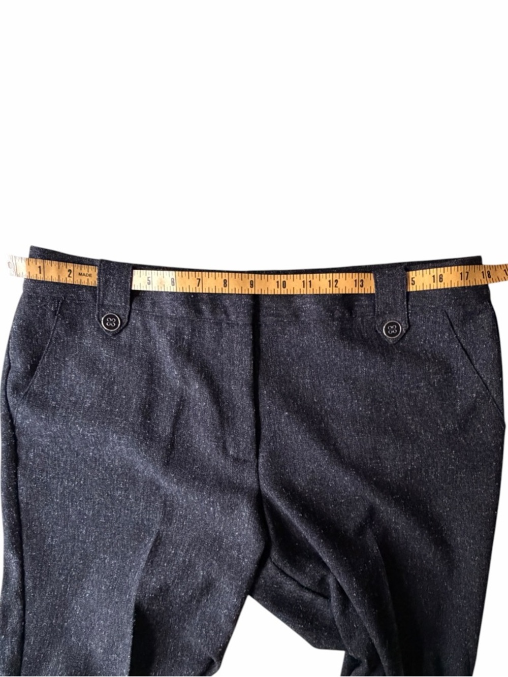 Ladies Gray Career Trousers Pants, 12, Jones New York